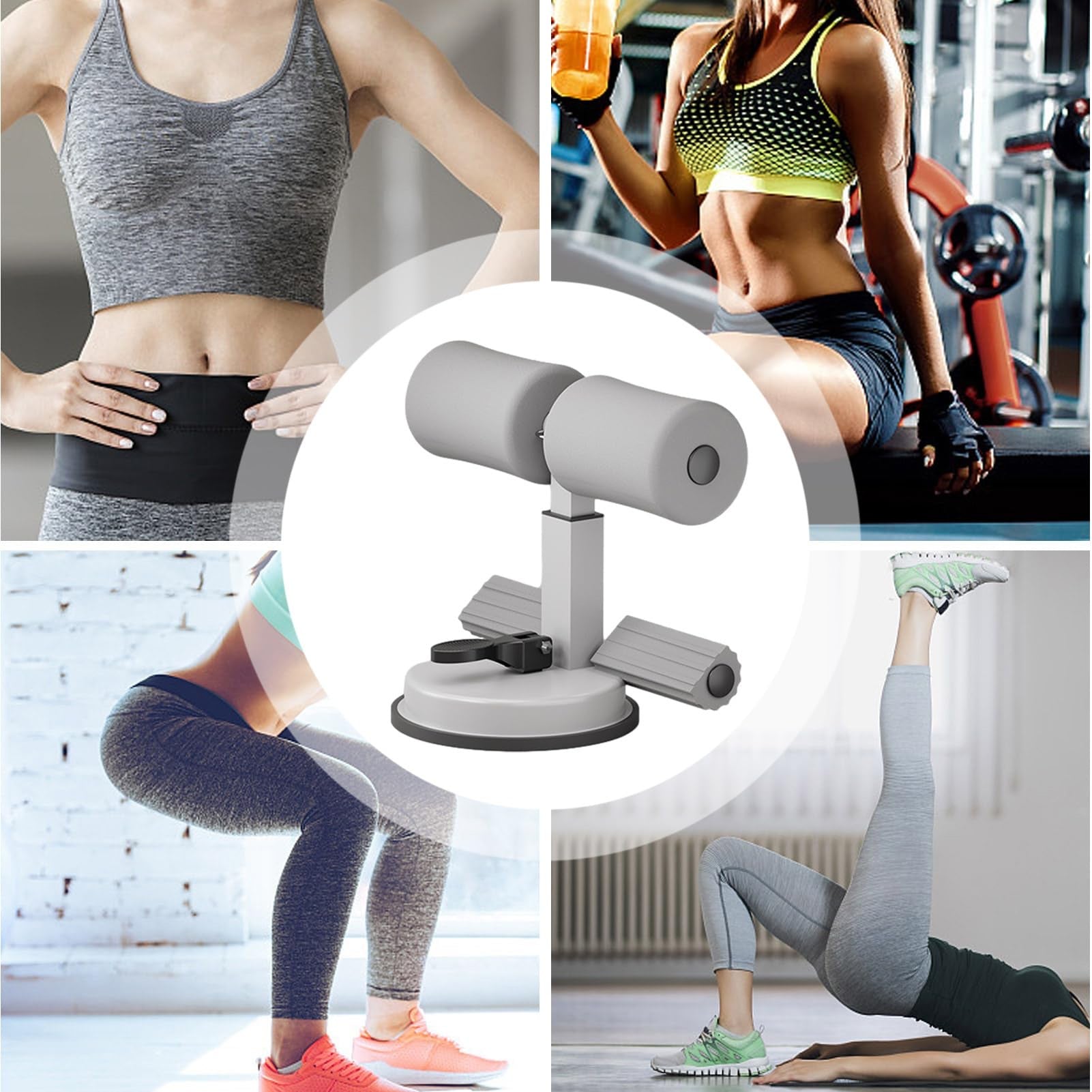 Support d’Abdos à Fixation Puissante (Ventre plat en 1 semaine chrono)